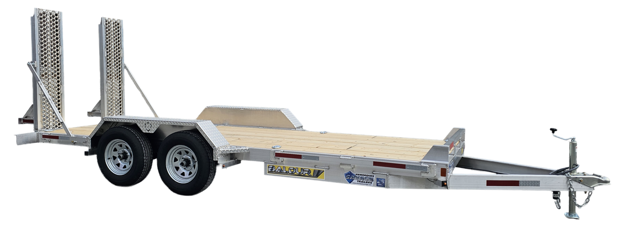 BALDUR CH car hauler flatbed trailer